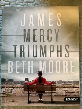 "James Mercy Triumphs" Bible Study Workbook Paperback Book by Beth Moore - NWOT